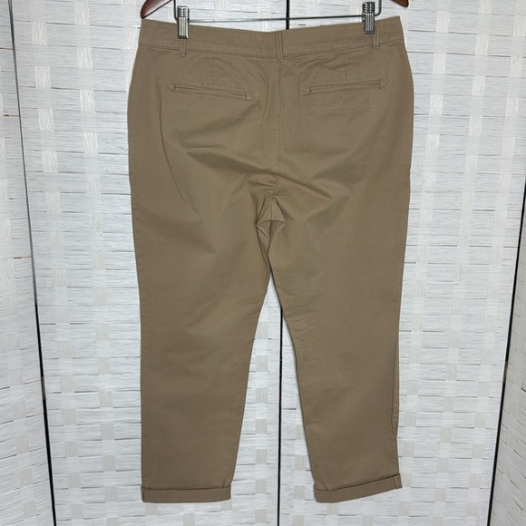 Banana Republic Beige Girlfriend Fit 5 Pocket Pants Size 12 - Picture 4 of 8